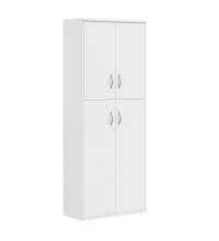 Шкаф с глухими малыми и средними дверьми СТ-1.8 Белый 770*365*1975 