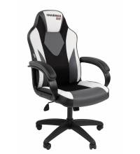 Офисное кресло Chairman Game 17 Россия экокожа черный/серый/белый