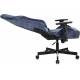 Кресло игровое Knight N1 Fabric синий Light-27 с подголов. крестов. металл. Фото товара с разных ракурсов.