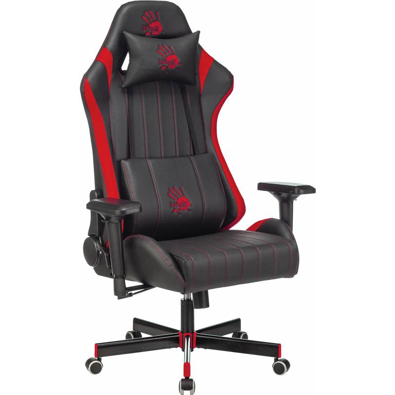 Кресло игровое A4Tech Bloody GC-990 черный/красный эко.кожа крестов. металл главное фото